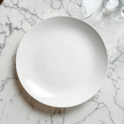 Nesr 10-Inch Matte Ceramic Dinner Plate - Scratch-Resistant Round Serving Dish for Kitchen